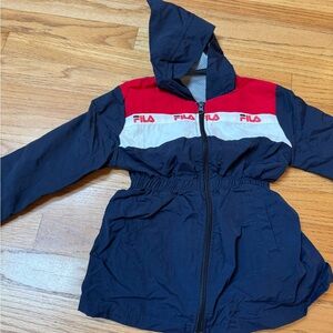 Fila Black and Red Mesh Jacket 3T